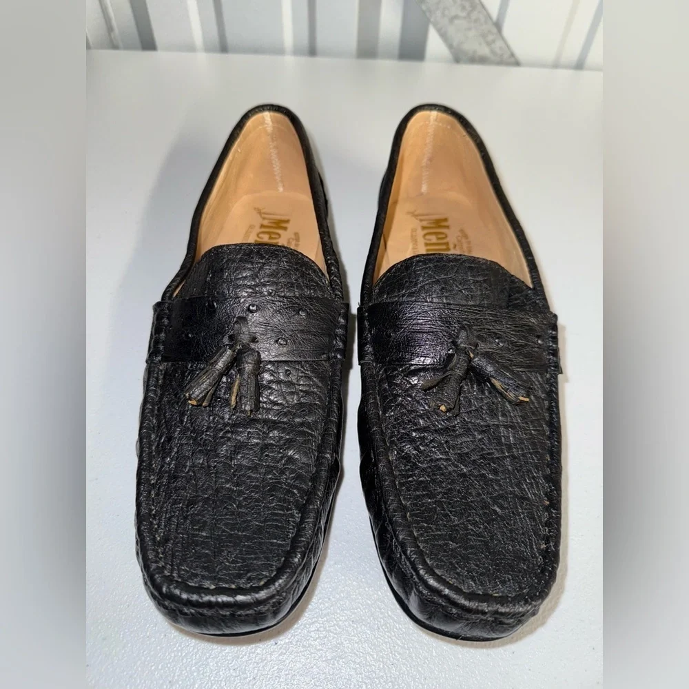 NWOT Meñes Patent Leather Men Loafers Size 11